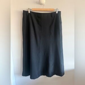 MaxMara Classic Black Maxi Skirt.